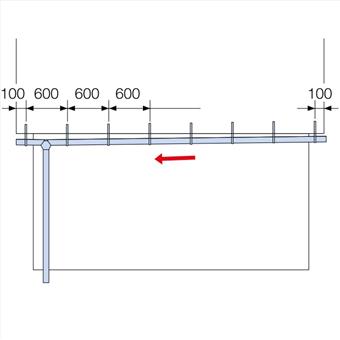 How far apart should I space my gutter and downpipe brackets?