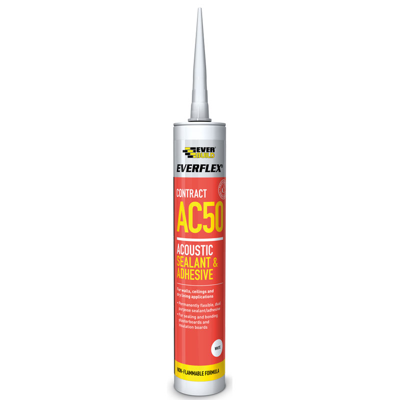 White Ac50 Acoustic Sealant & Adhesive