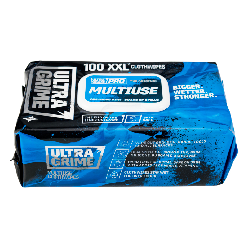 Uniwipe Ultra Grime Wipes Pack of 100