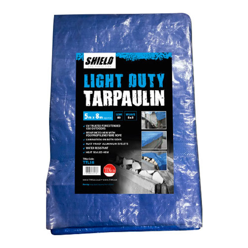 Shield Light Duty Tarpaulin 4 x 5M