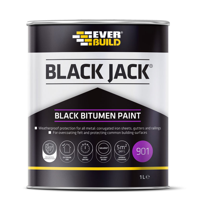 901 Blk Bitumen Paint 1Ltr