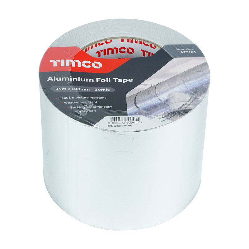 100mm x 45Mt Foil Aluminium Tape