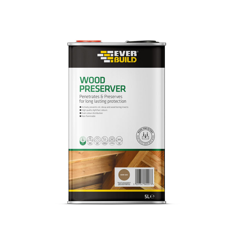 Lumberjack Wood Preserver Dark Oak 5 Ltr