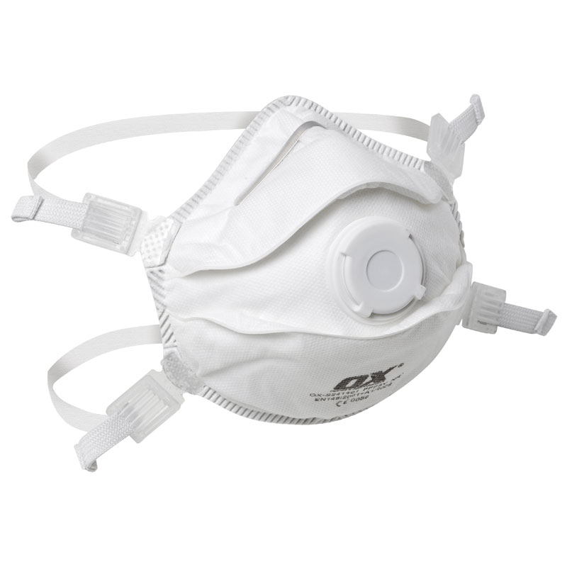 Ox Ffp3V Moulded Cup Respirator Single
