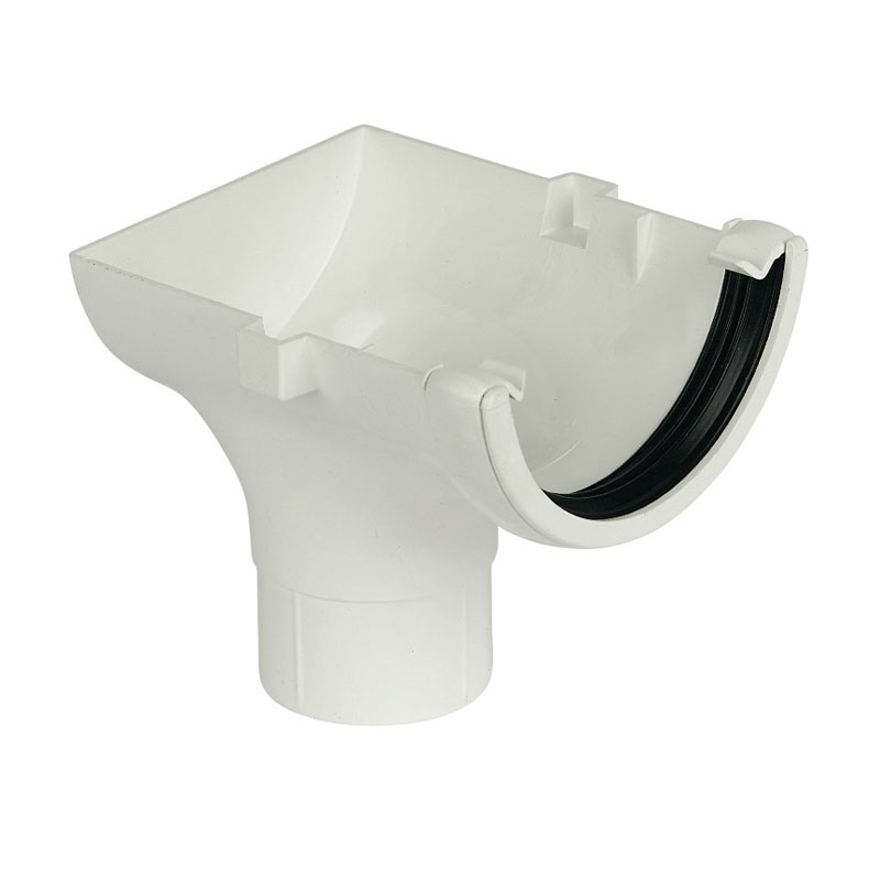 White 1/2 Rd Stopend Outlet  Ro2Wh
