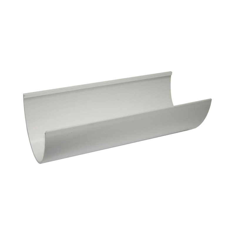 White Hi-Cap Gutter 4 m  Rgh4W