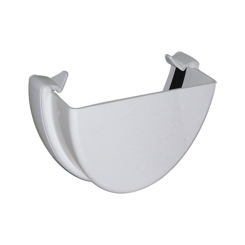 White Hi-Cap Ext End Cap  Reh1W