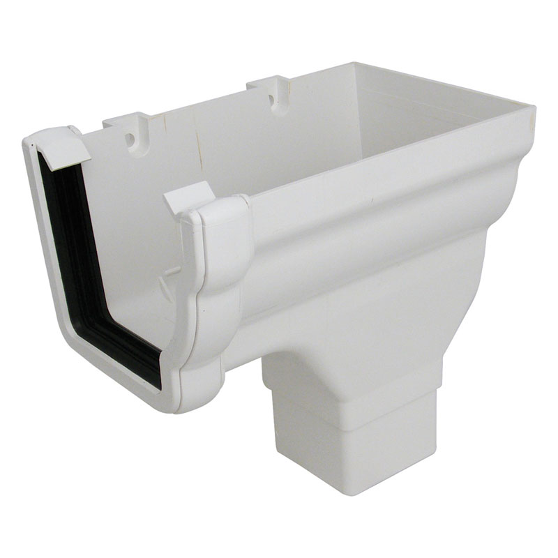 White Niagara Ogee Stopend Outlet R/H
