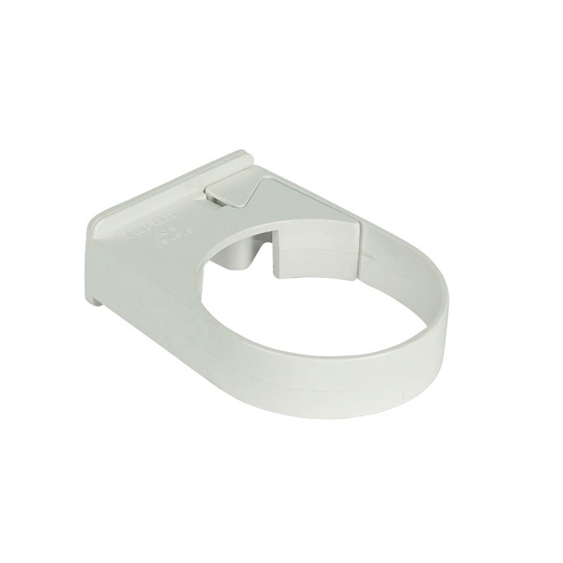 White Rd Single Fix Downpipe Clip  Rc3W