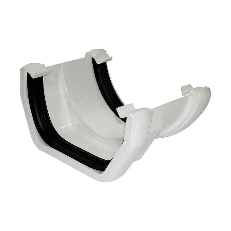 White Sq To Rd Gutter Adaptor  Rds1W