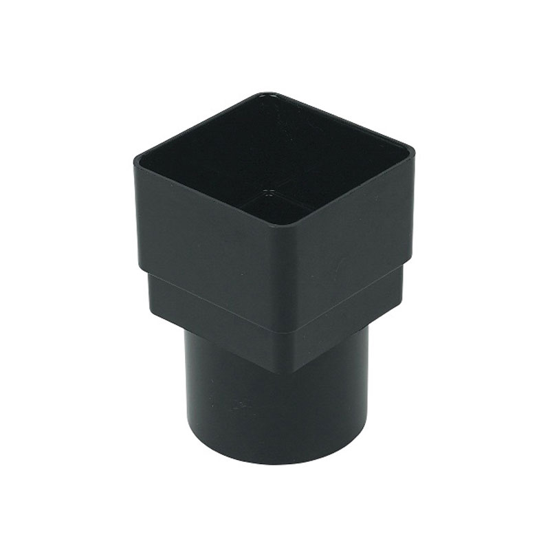 Blk Sq To Rd Pipe Adaptor  Rds2B