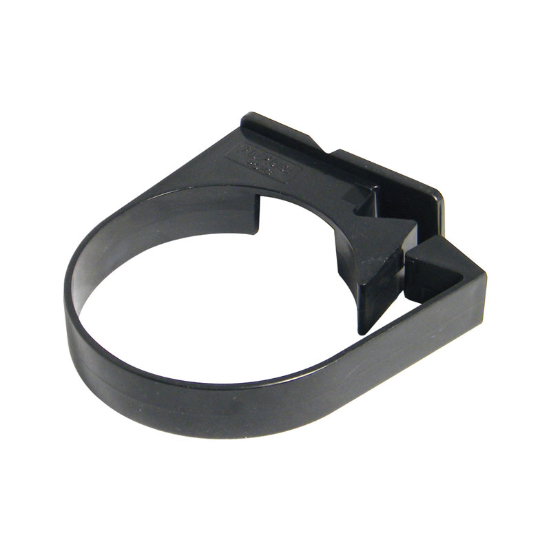 80mm Pipe Clip Single Fix Black Rch3B
