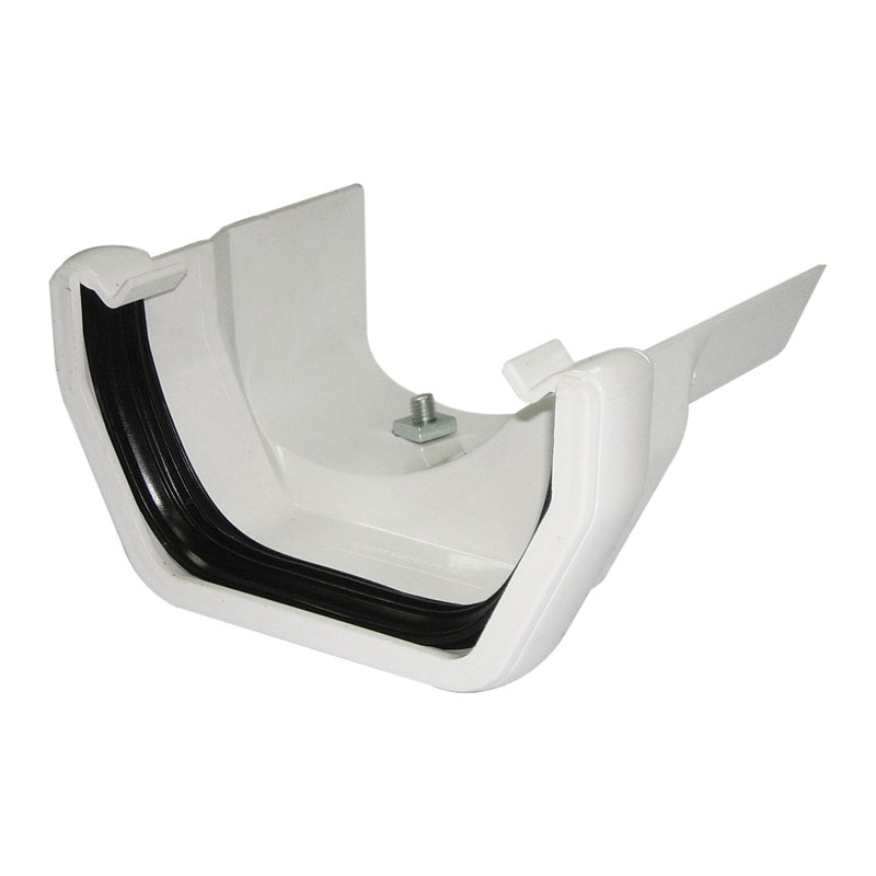 White Sq - C/Iron Ogee Adapter R/H Rds3W
