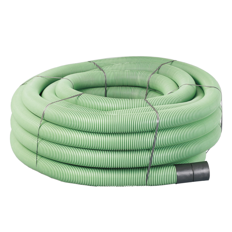 50/63mm x 50m Green Coil Duct Inc Coupler