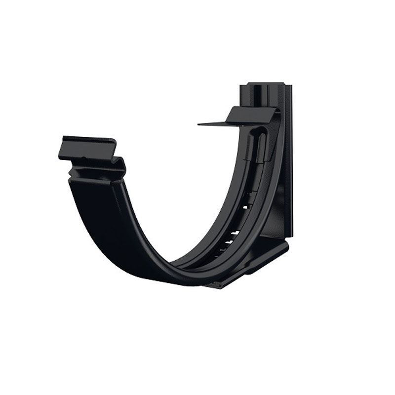 Lindab Black Adjustable Fascia Bracket SSK 125mm