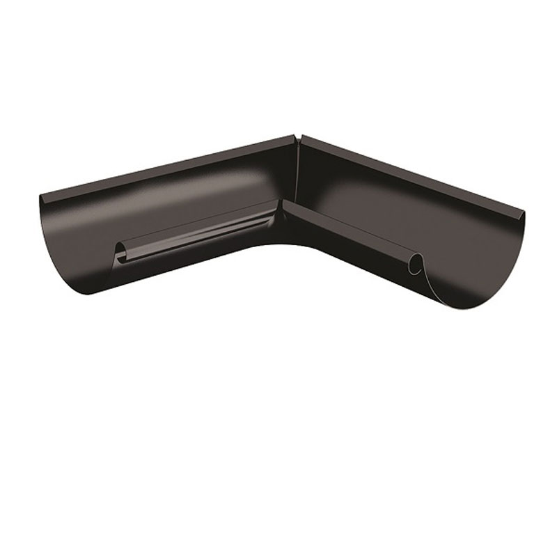 Lindab Black Int. 90 Gutter Angle RVI 125mm