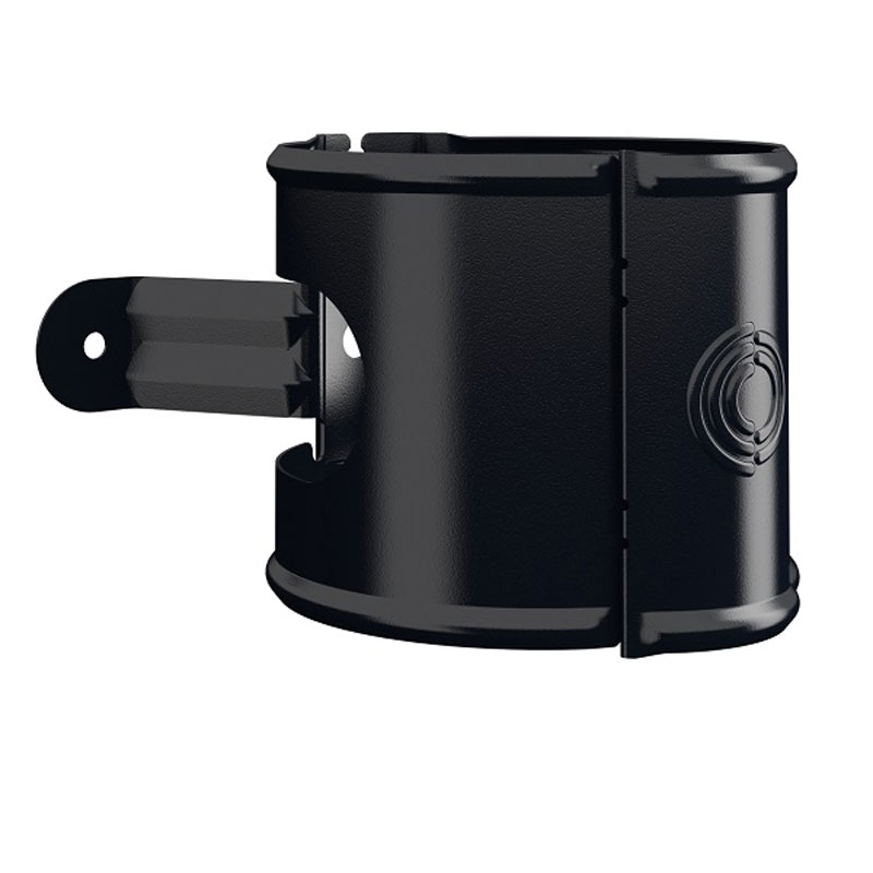 Lindab Black Pipe Bracket SSVU 100mm