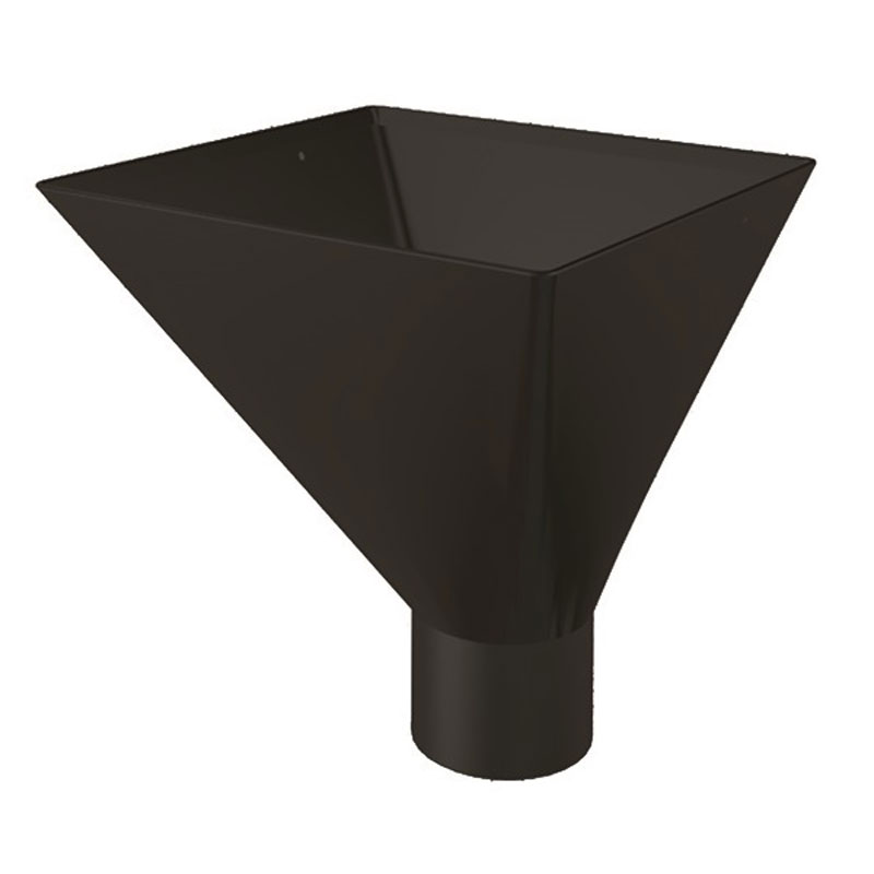 Lindab Black Large Water Hopper VATKL 100mm