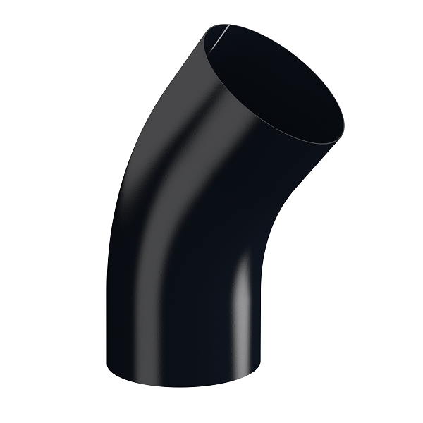 Lindab Black 45 Conical Pipe Bend BK45 100mm