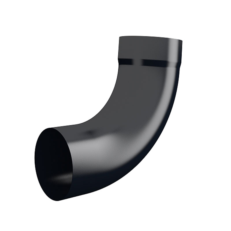 Lindab Black 85 Pipe Bend With Socket BM85 87mm