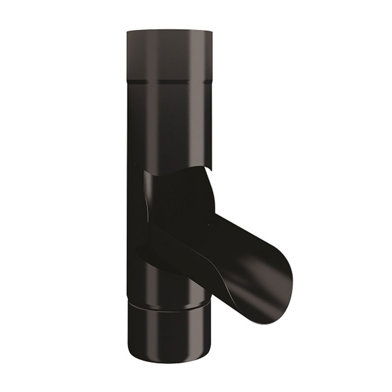 Lindab Black Manual Diverter FUTK 100mm