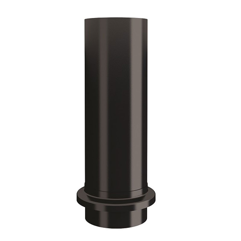 Lindab Black Drain Shoe BUTK 75mm