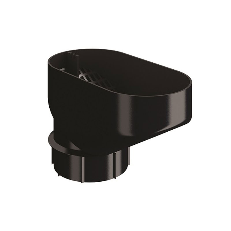 Lindab Black Drain Trap Hd Polythene RT