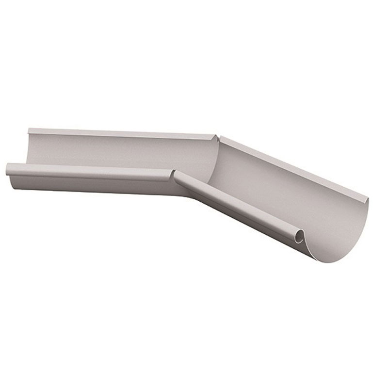 Lindab Silver Metallic Int. 135 Gutter Angle RVI 125