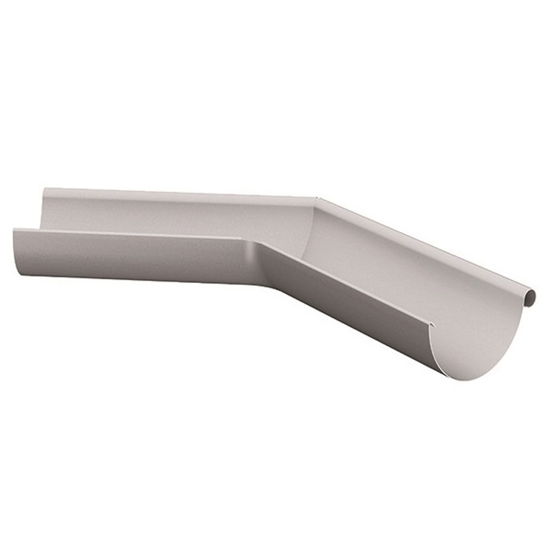 Lindab Silver Metallic Ext. 135 Gutter Angle RVY 150