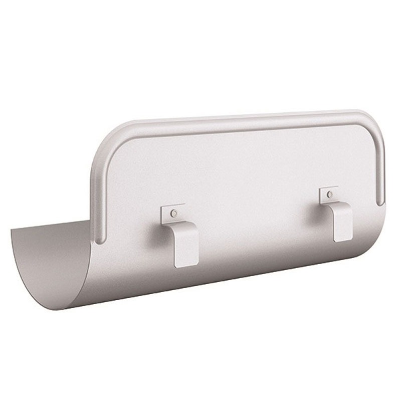 Lindab Silver Metallic Straight Overflow Protector OSKR