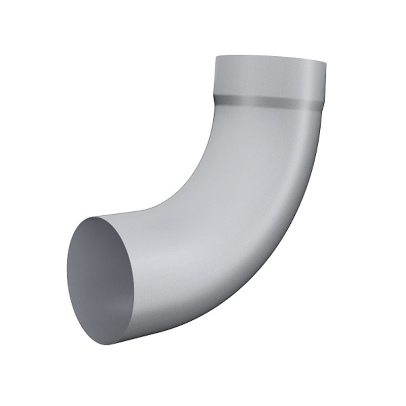 Lindab Silver Metallic 85 Pipe Bend With Socket BM85 87mm