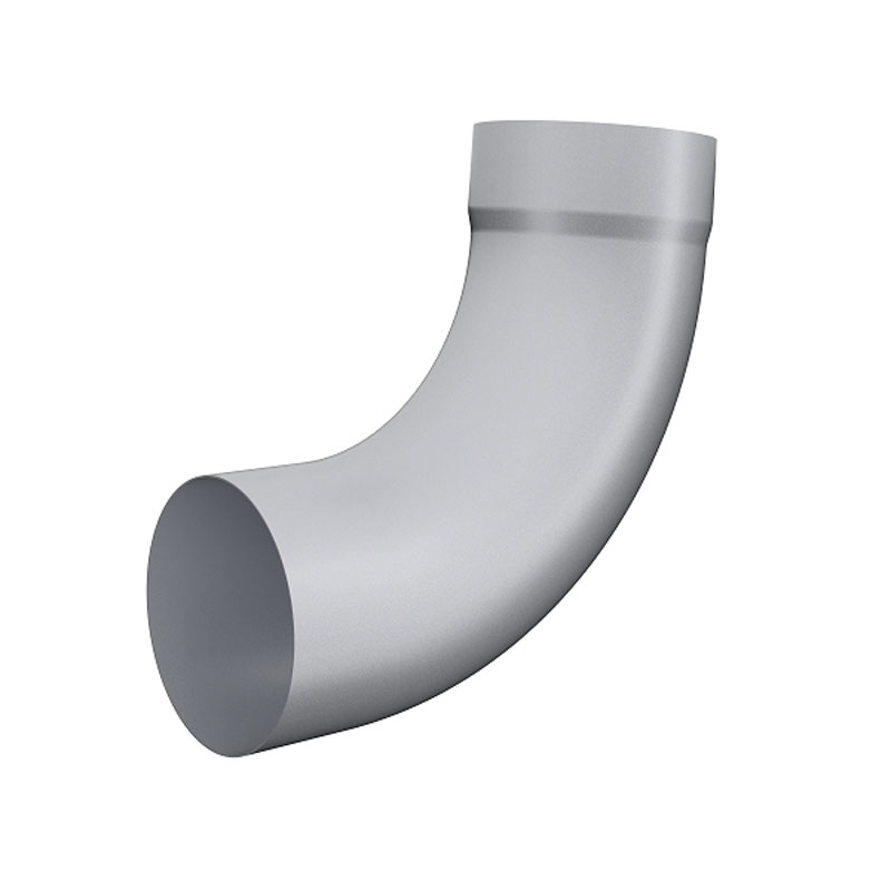 Lindab Silver Metallic 85 Pipe Bend With Socket BM85 100mm