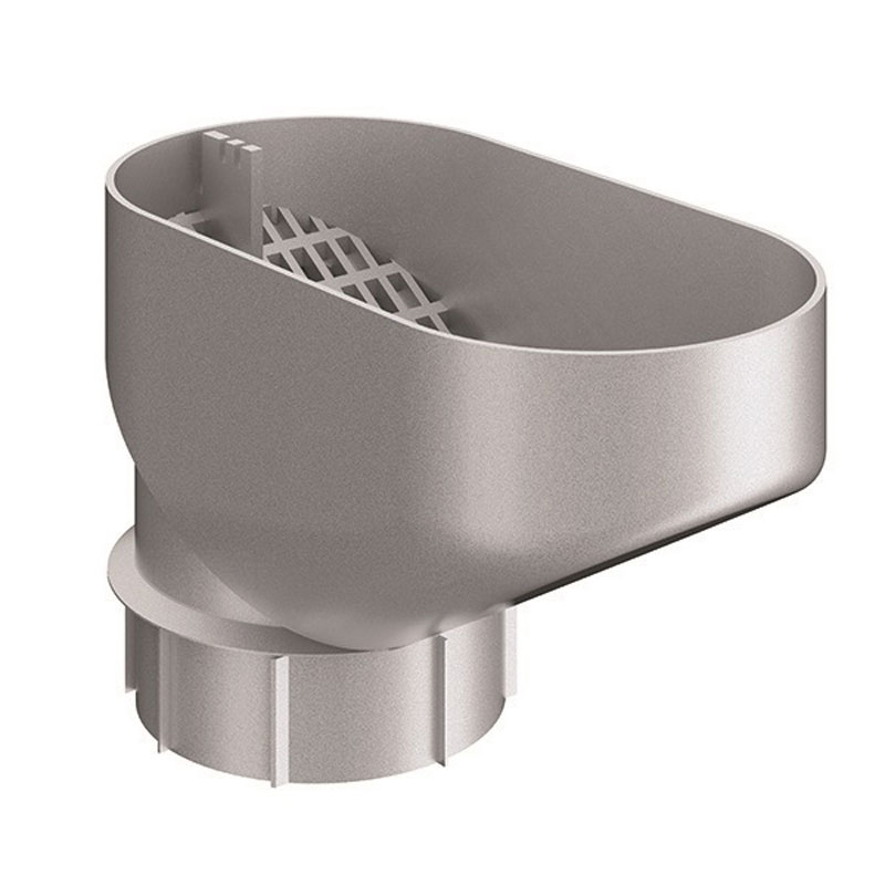 Lindab Silver Metallic Drain Trap Hd Polythene RT