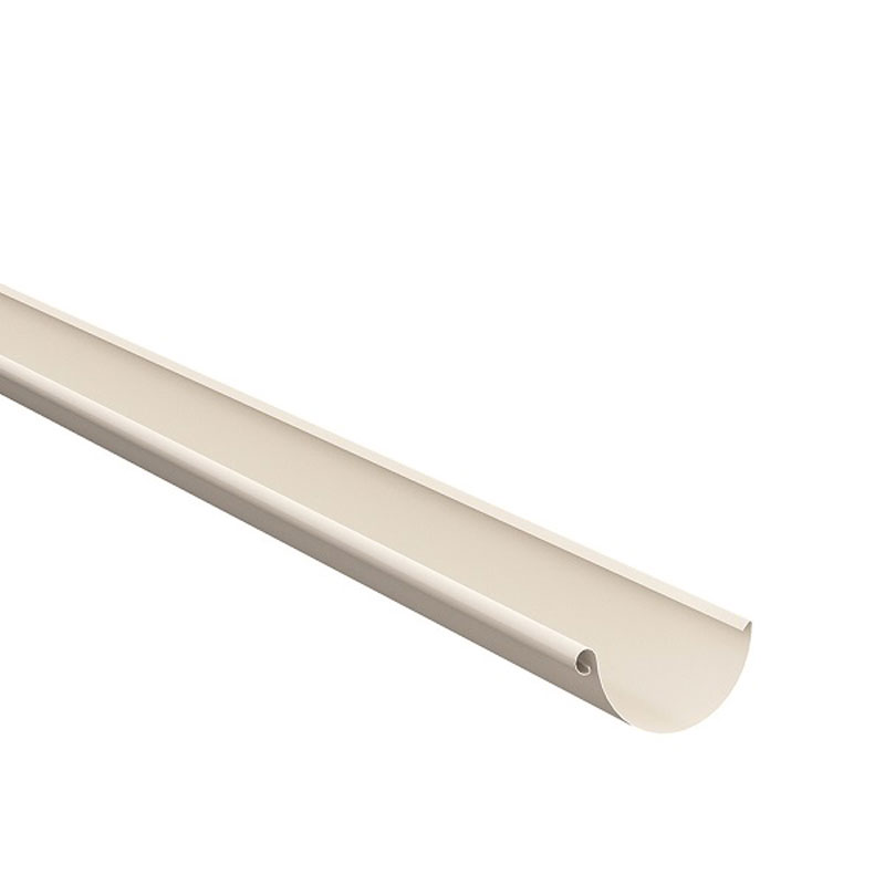 Lindab Antique White Half Round Gutter 3m R 150mm