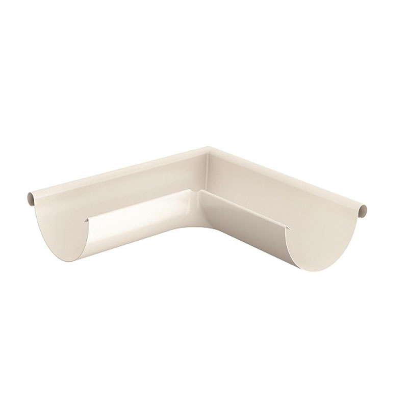 White  Ext. 90 Gutter Angle RVY 100mm