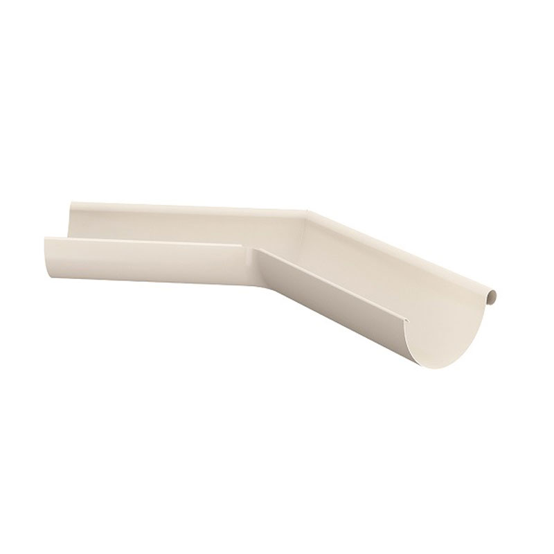 White  Ext. 135 Gutter Angle RVY 100mm