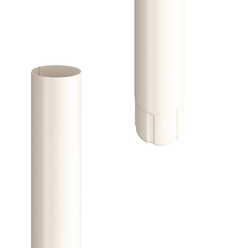 White  Downpipe 3m SROR 75mm