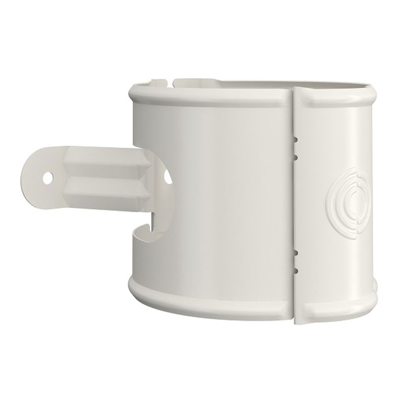 Lindab Antique White Pipe Bracket SSVU 120mm
