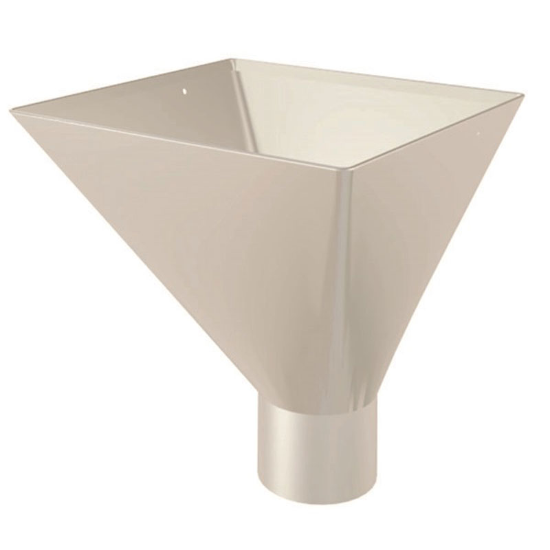 Lindab Antique White Large Water Hopper VATKL 100mm