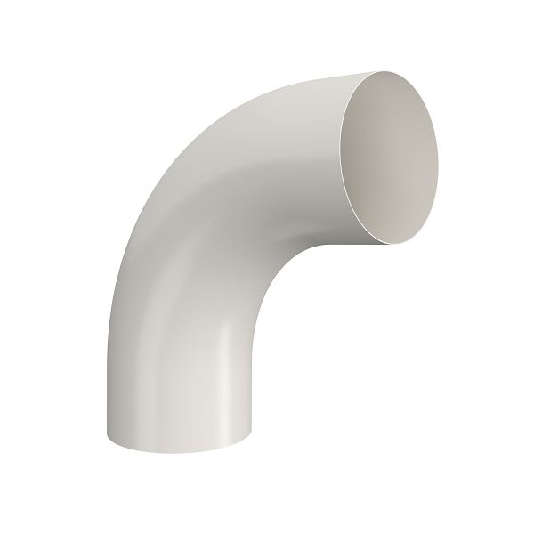 Lindab Antique White 85 Conical Pipe Bend BK85 87mm