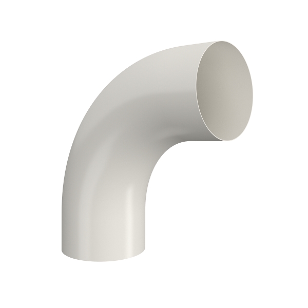 Lindab Antique White 85 Conical Pipe Bend BK85 100mm