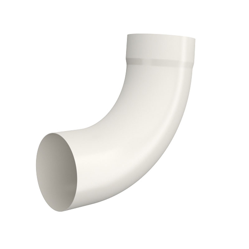 Lindab Antique White 85 Pipe Bend With Socket BM85 75mm