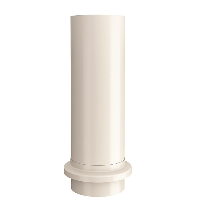 Lindab Antique White Drain Shoe BUTK 75mm