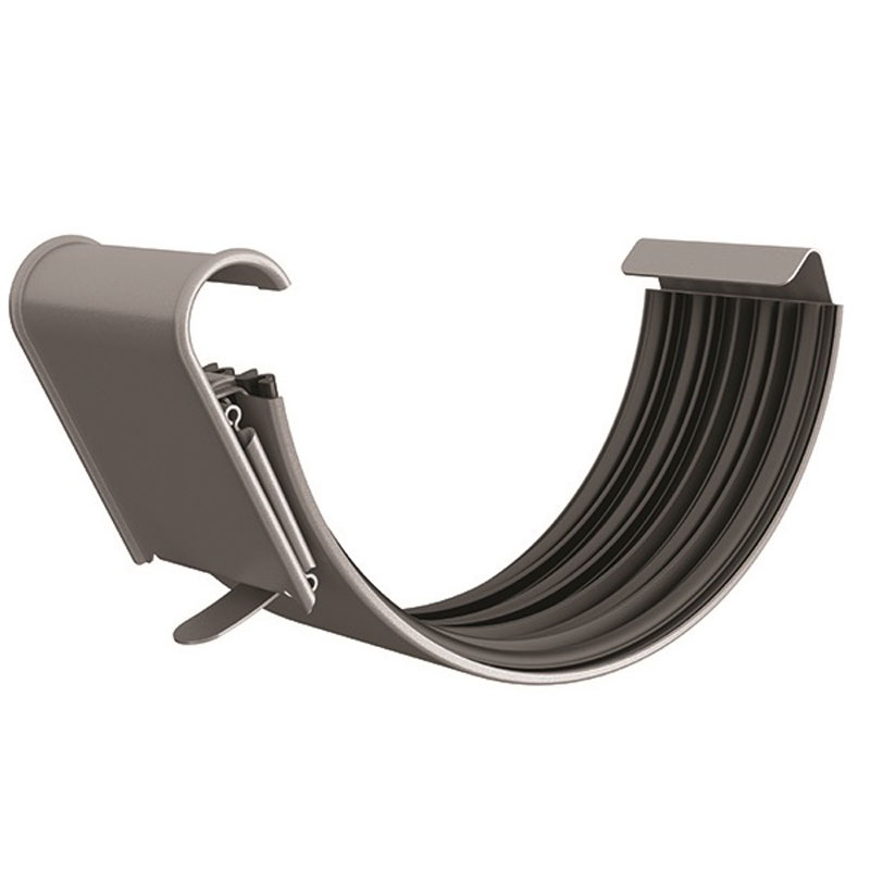 Anthracite Metallic  Gutter Joint C/W Seal RSK 100mm