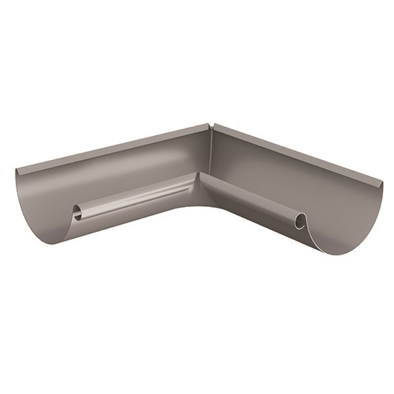 Lindab Anthracite Metallic Int. 90 Gutter Angle RVI 125mm