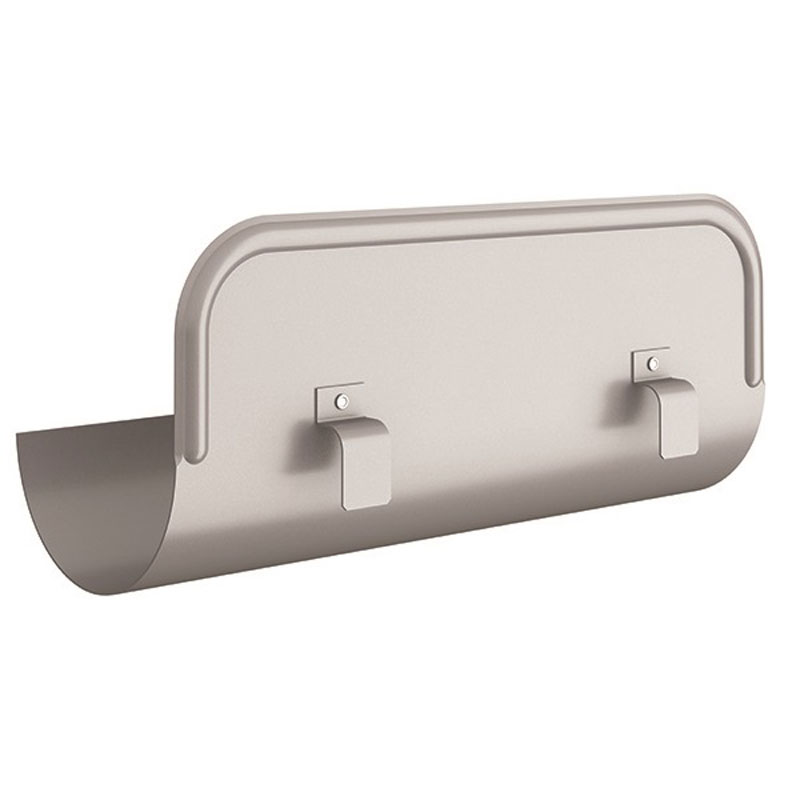 Lindab Anthracite Metallic Straight Overflow Protector OSKR 125