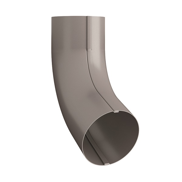 Lindab Anthracite Metallic 70 Conical Pipe Bend BK70 75mm
