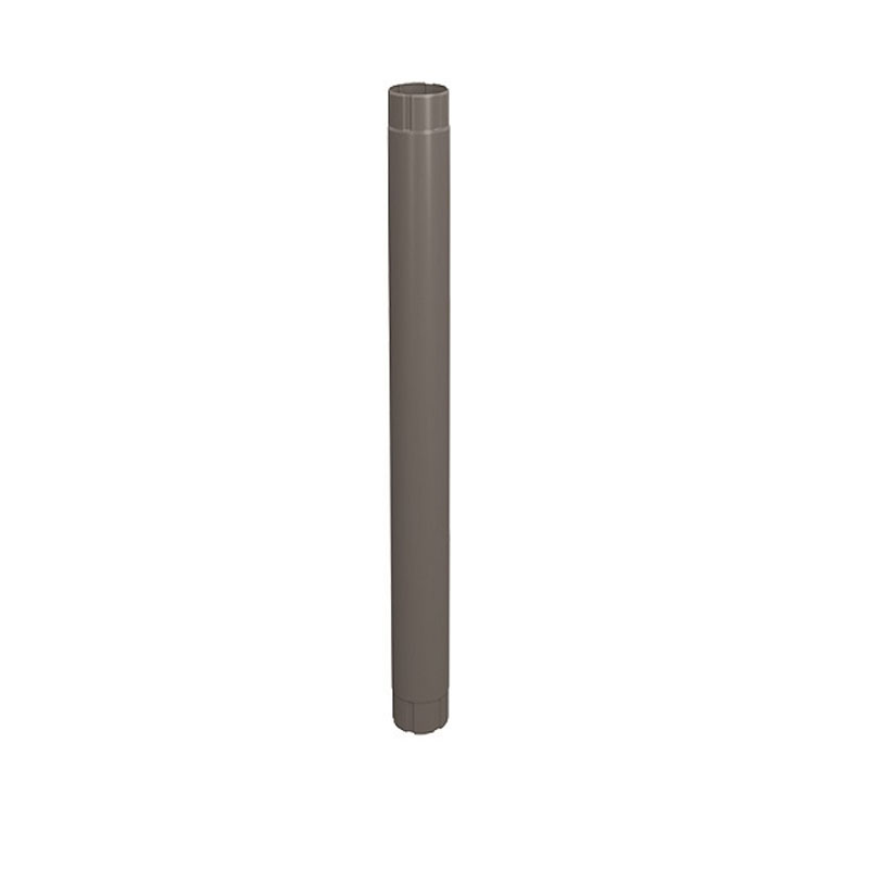 Lindab Anthracite Metallic Intermediate Pipe 1m MST 100mm
