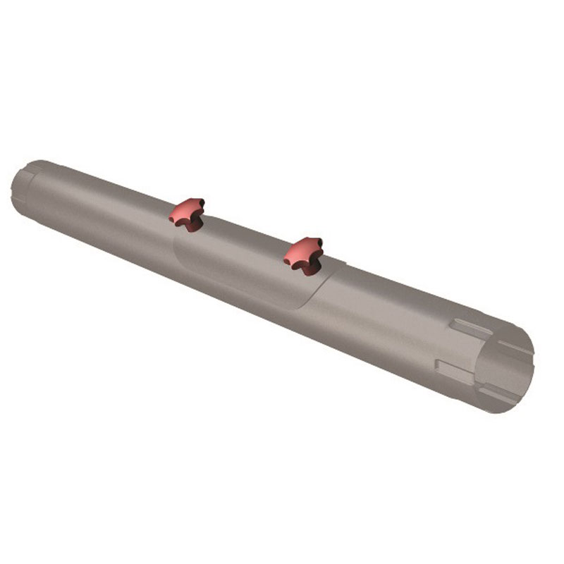 Lindab Anthracite Metallic Rod Access Pipe 1m MSTRA 87mm