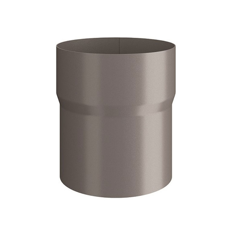 Lindab Anthracite Metallic Pipe Connector SRORM 87mm